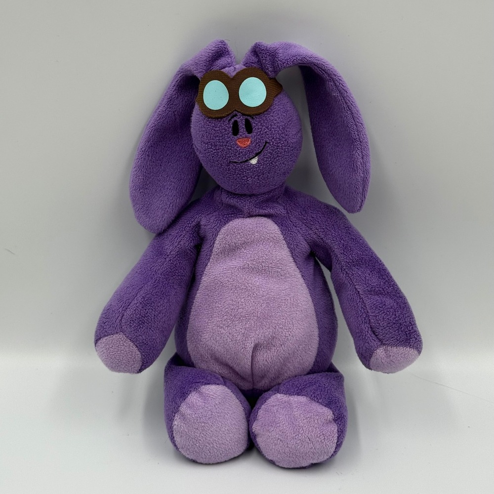 Disney Junior Kate & Mim-Mim Purple Mim‎ Mim Bunny Plush Stuffed 9" Just Play